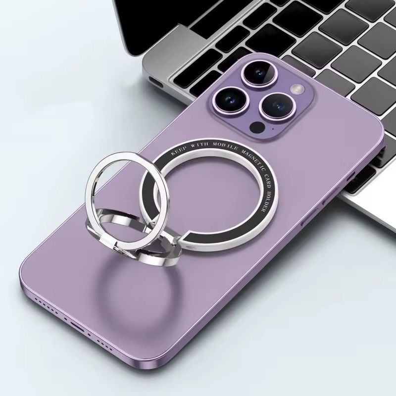 Magnetische ringhouder voor mobiele telefoons Compatibel met iPhone 12 13 14 Series MagSafe Afneembare mobiele telefoongreep Kickstand