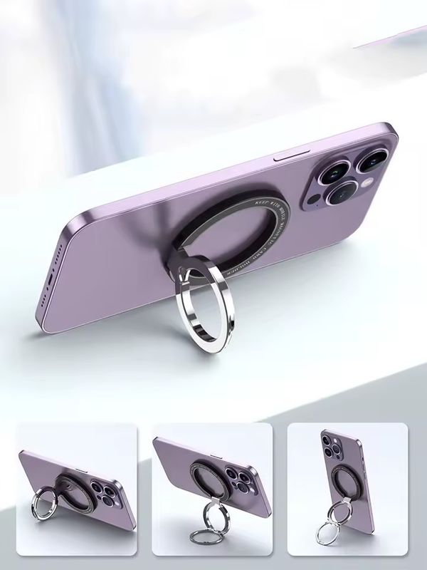 Magnetische ringhouder voor mobiele telefoons Compatibel met iPhone 12 13 14 Series MagSafe Afneembare mobiele telefoongreep Kickstand